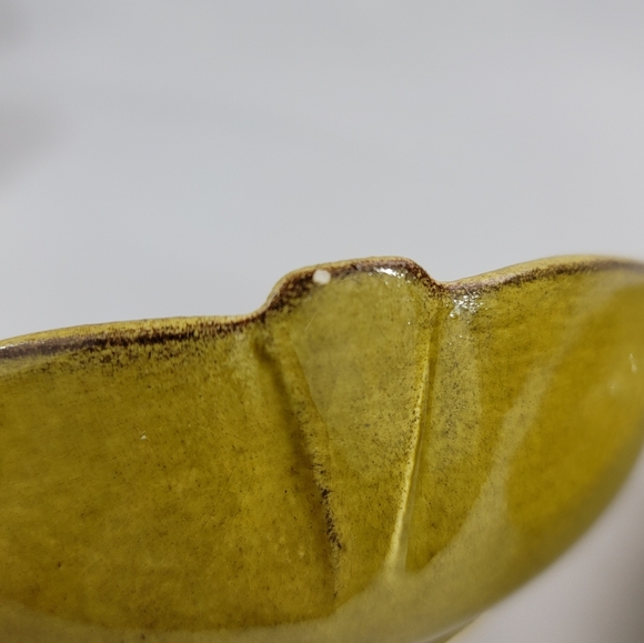 (2) Vtg California Pottery USA L73 Leaf Dish Bowls - Picture 13 of 16